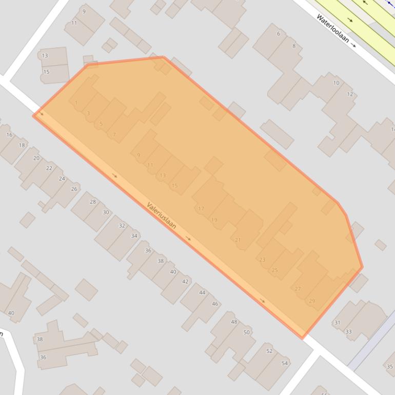 Kaart van postcodegebied 1985ET.