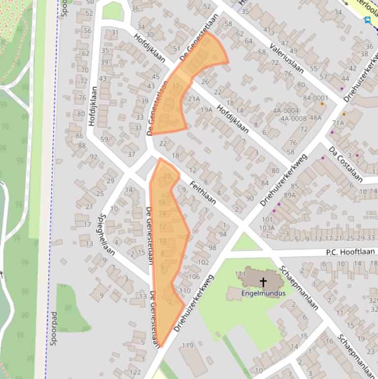 Kaart van postcodegebied 1985GH.