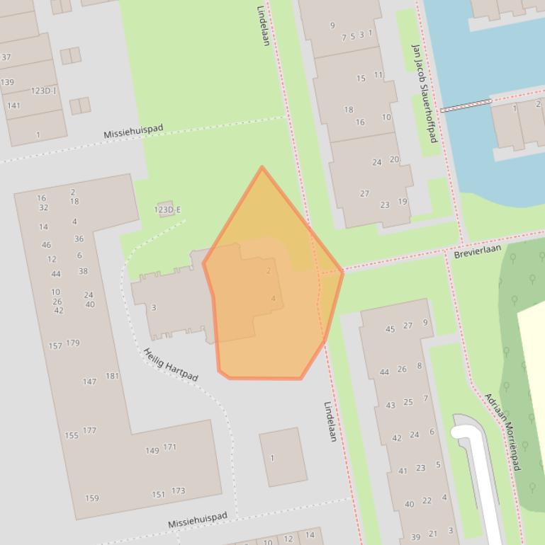 Kaart van postcodegebied 1985GT.