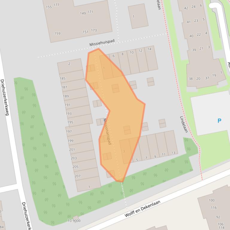 Kaart van postcodegebied 1985GX.