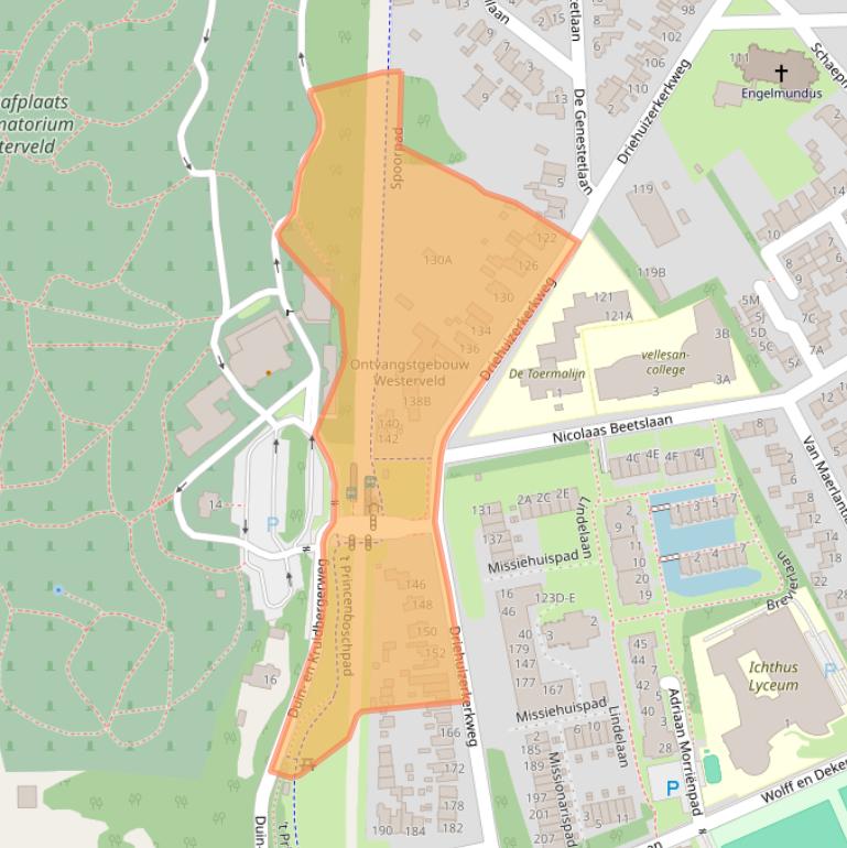 Kaart van postcodegebied 1985HD.