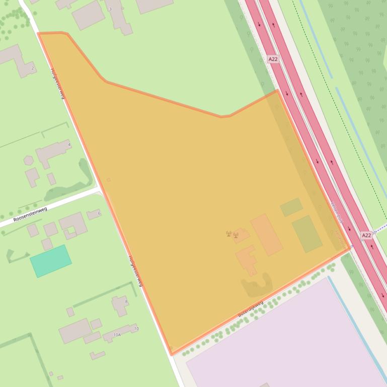 Kaart van postcodegebied 1991AG.