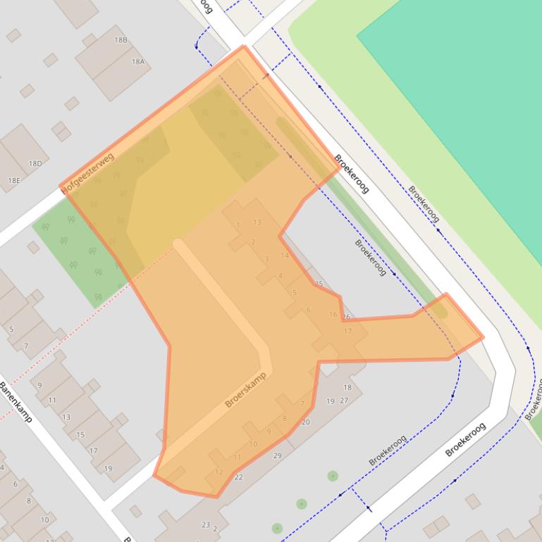 Kaart van postcodegebied 1991BB.