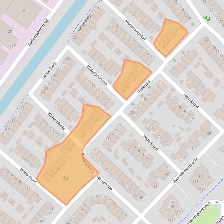 Kaart van postcodegebied 1991HD.