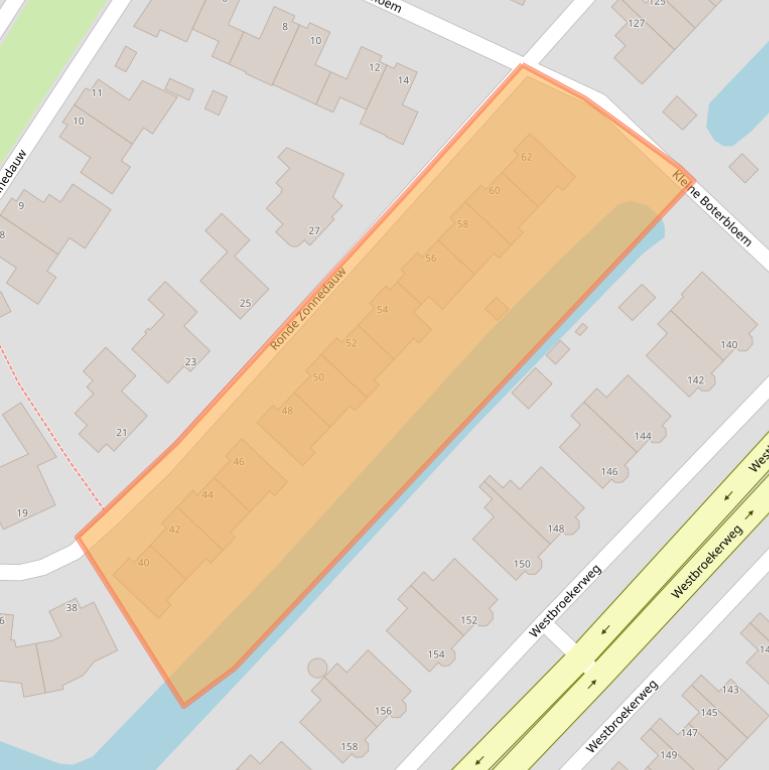 Kaart van postcodegebied 1991HW.