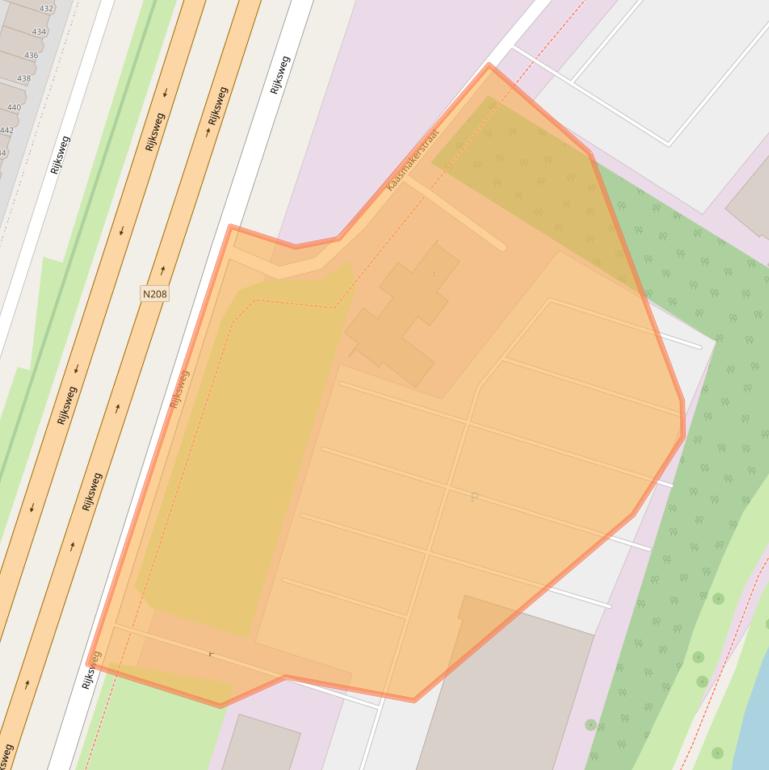 Kaart van postcodegebied 1991JH.