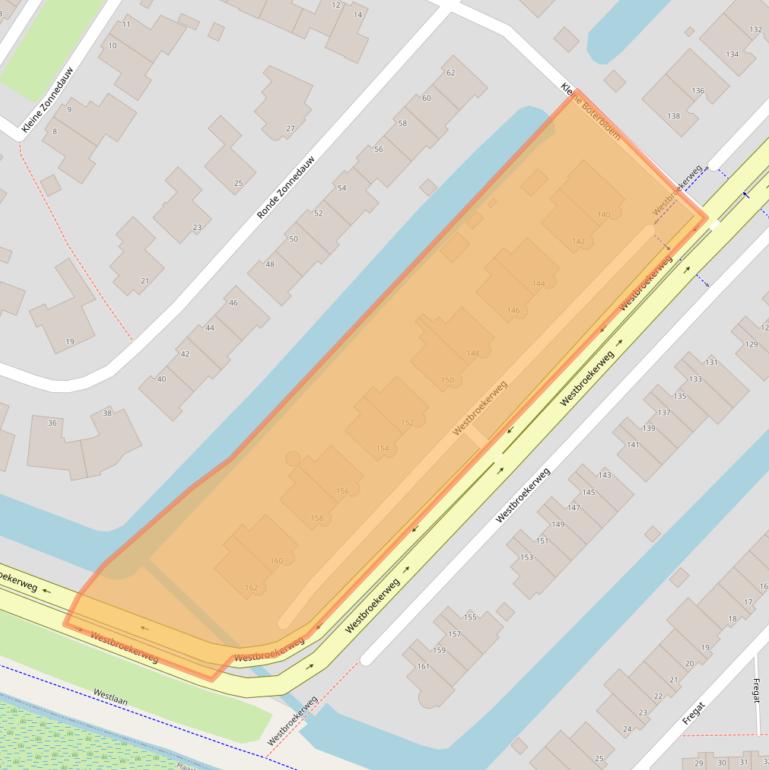 Kaart van postcodegebied 1991LV.