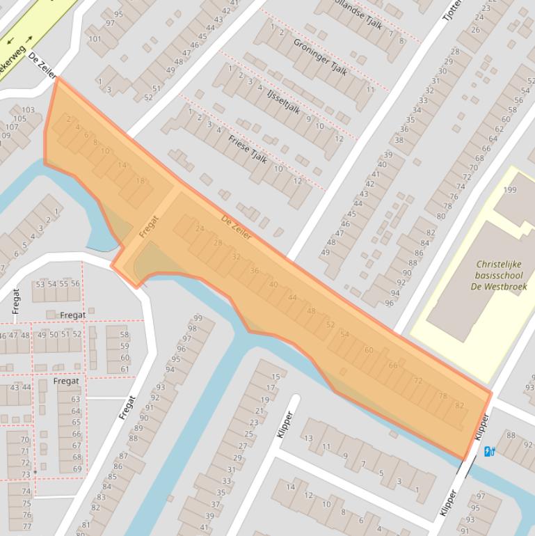 Kaart van postcodegebied 1991ME.