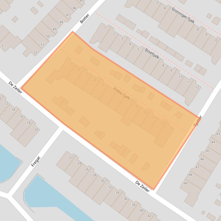 Kaart van postcodegebied 1991ML.