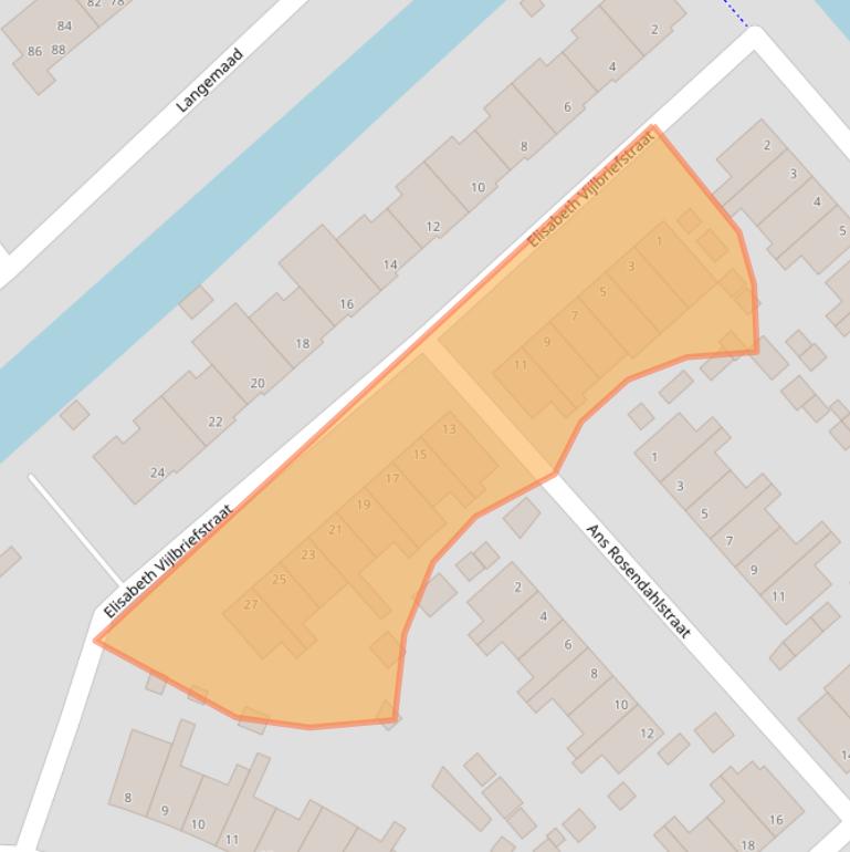 Kaart van postcodegebied 1991PC.