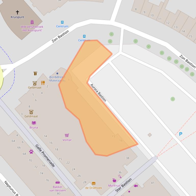 Kaart van postcodegebied 1991PL.