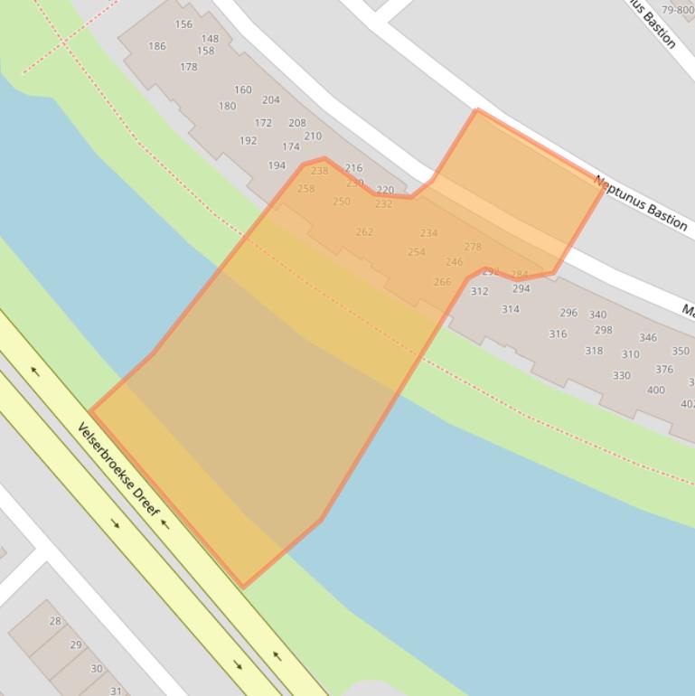 Kaart van postcodegebied 1991RD.