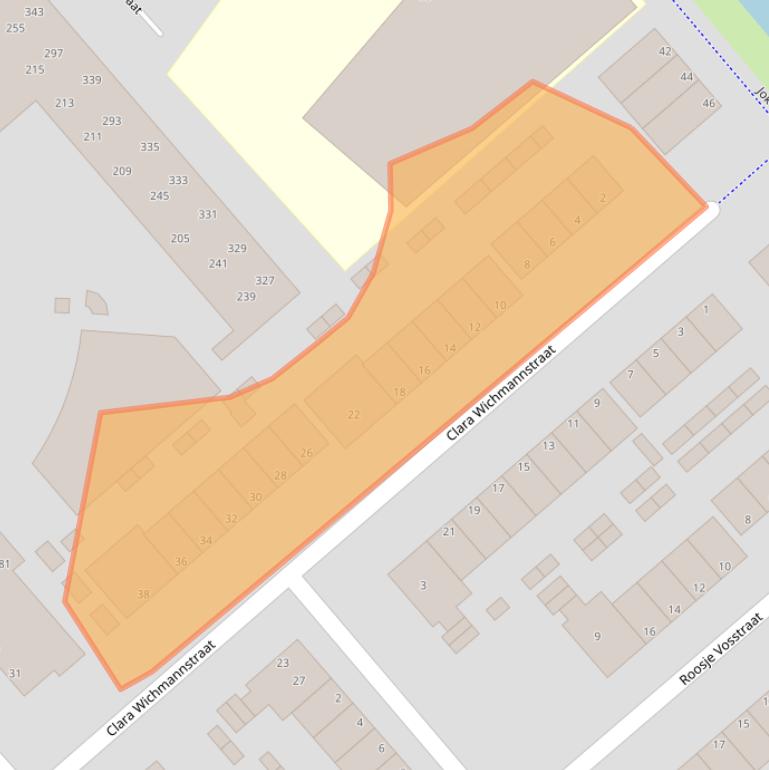 Kaart van postcodegebied 1991RM.