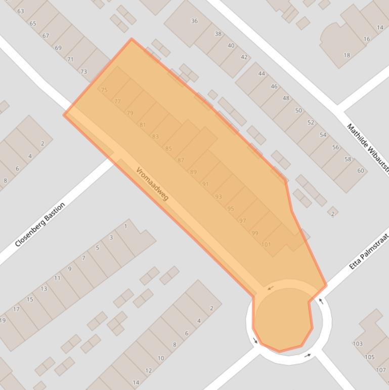Kaart van postcodegebied 1991RX.