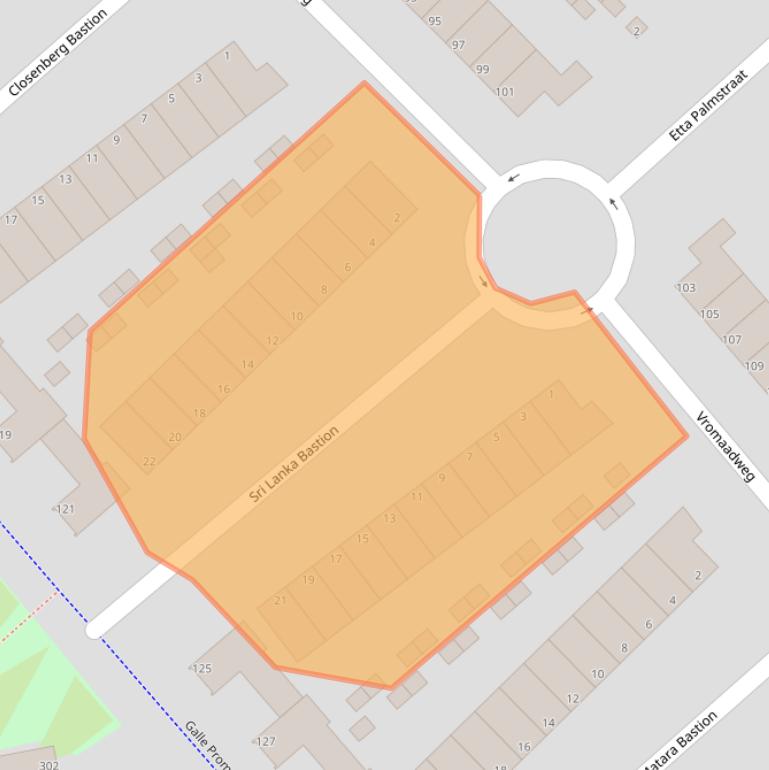 Kaart van postcodegebied 1991SN.