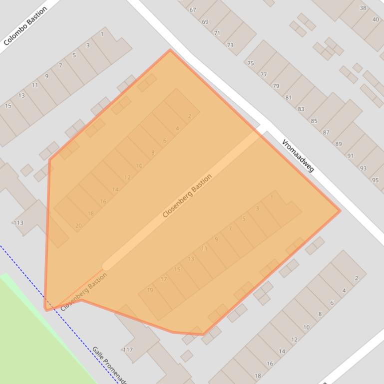 Kaart van postcodegebied 1991SP.