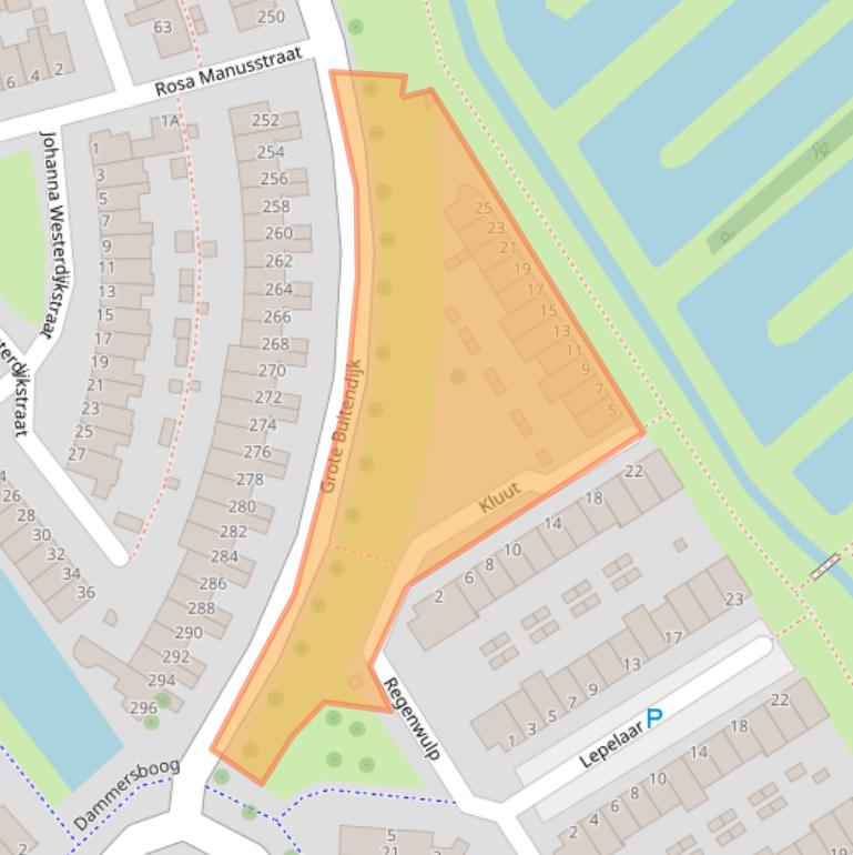 Kaart van postcodegebied 1991VA.