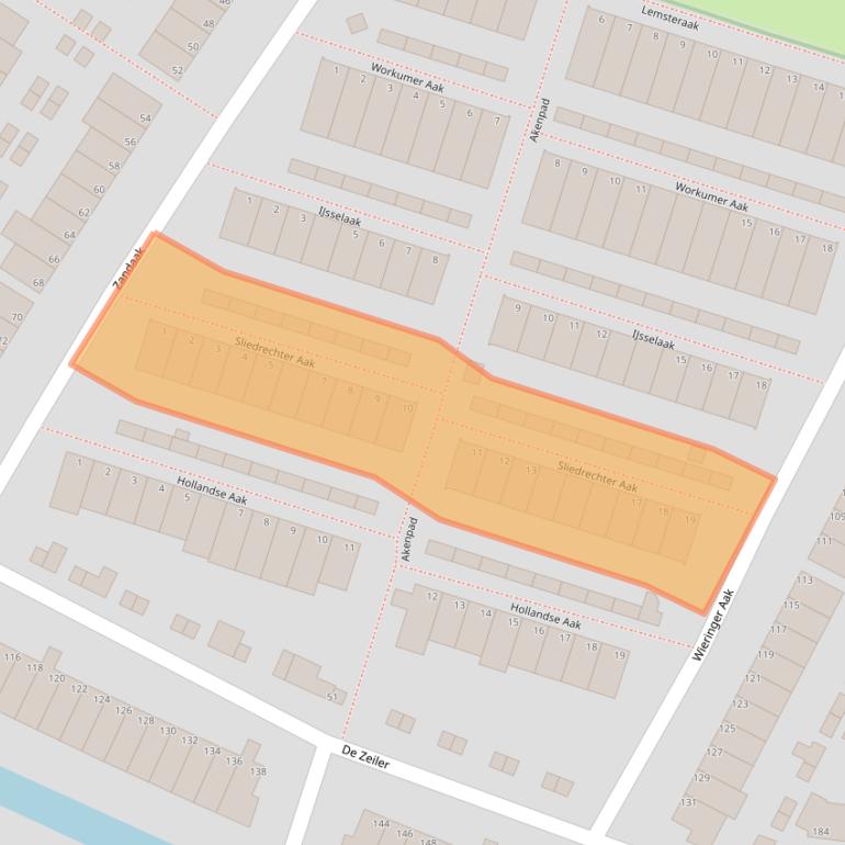 Kaart van postcodegebied 1991XH.