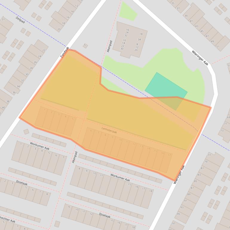 Kaart van postcodegebied 1991XL.