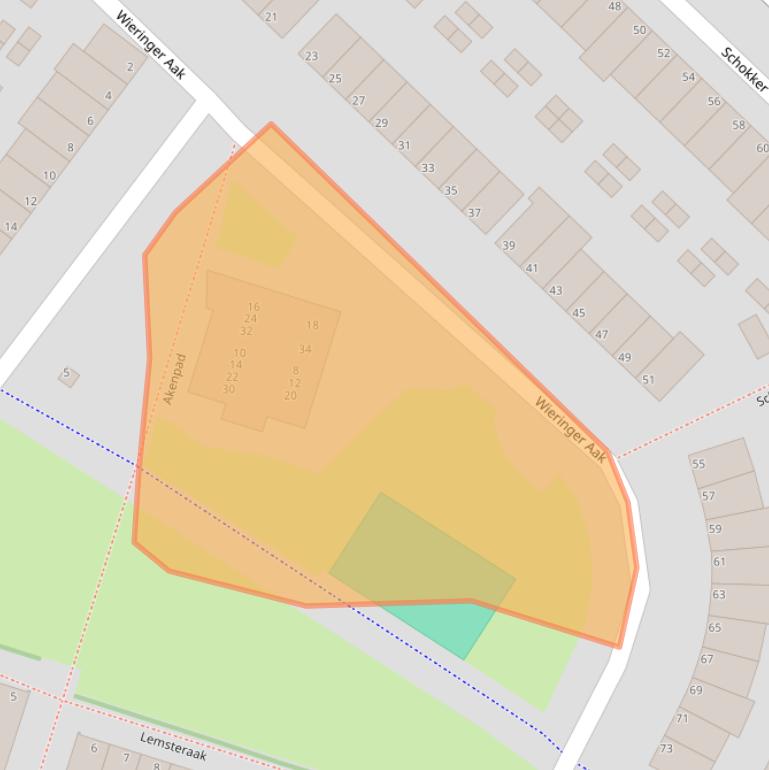 Kaart van postcodegebied 1991XP.