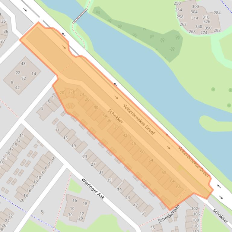 Kaart van postcodegebied 1991XR.