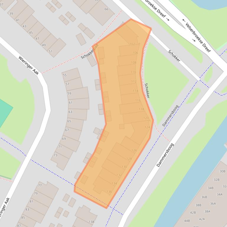 Kaart van postcodegebied 1991XT.