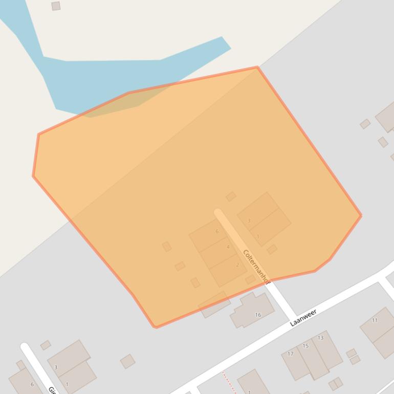 Kaart van postcodegebied 1991ZE.