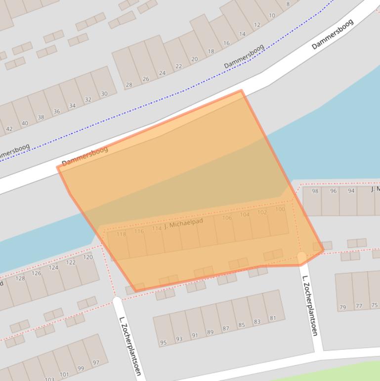 Kaart van postcodegebied 1992AV.