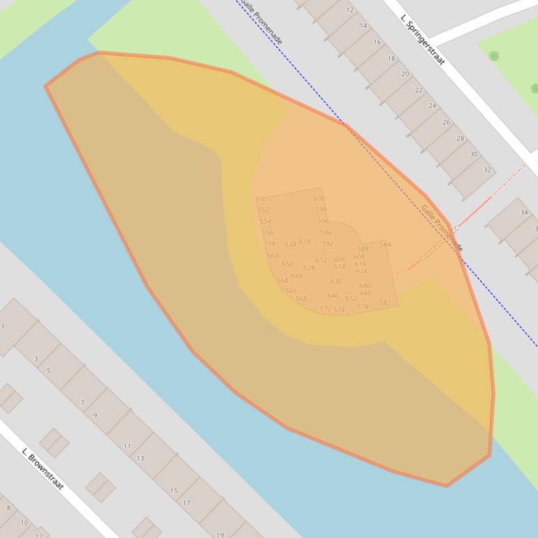 Kaart van postcodegebied 1992AX.