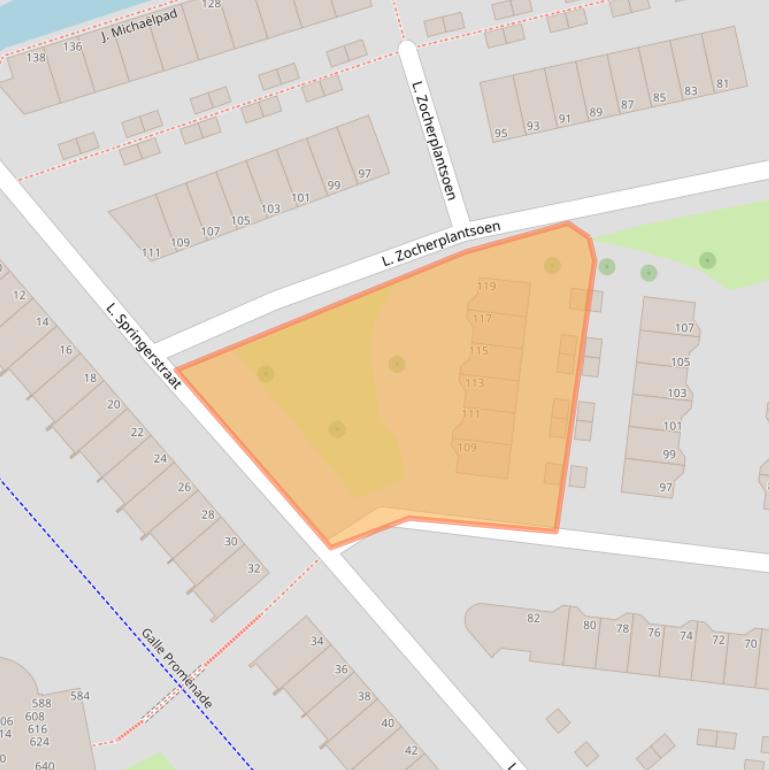 Kaart van postcodegebied 1992BS.