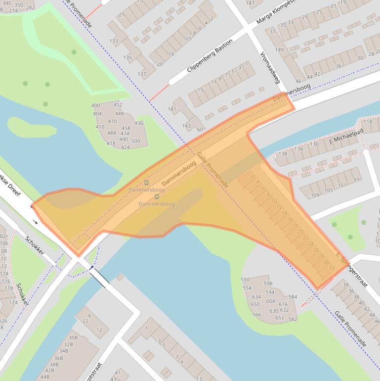 Kaart van postcodegebied 1992BW.