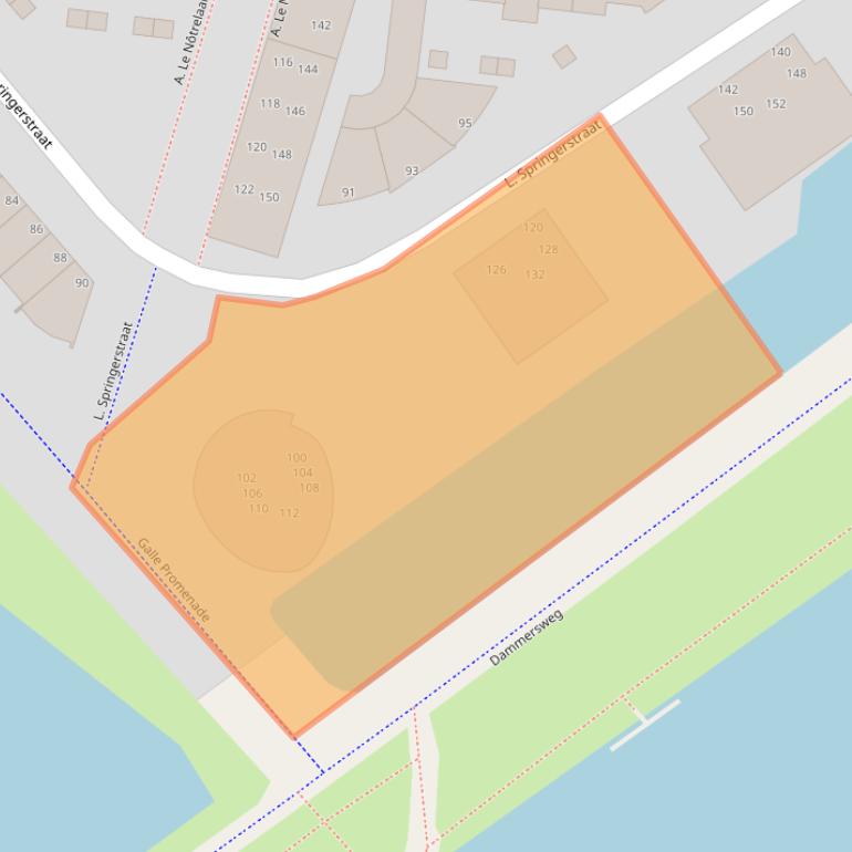 Kaart van postcodegebied 1992CA.