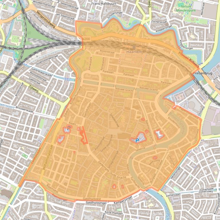Kaart van postcodegebied 2011.