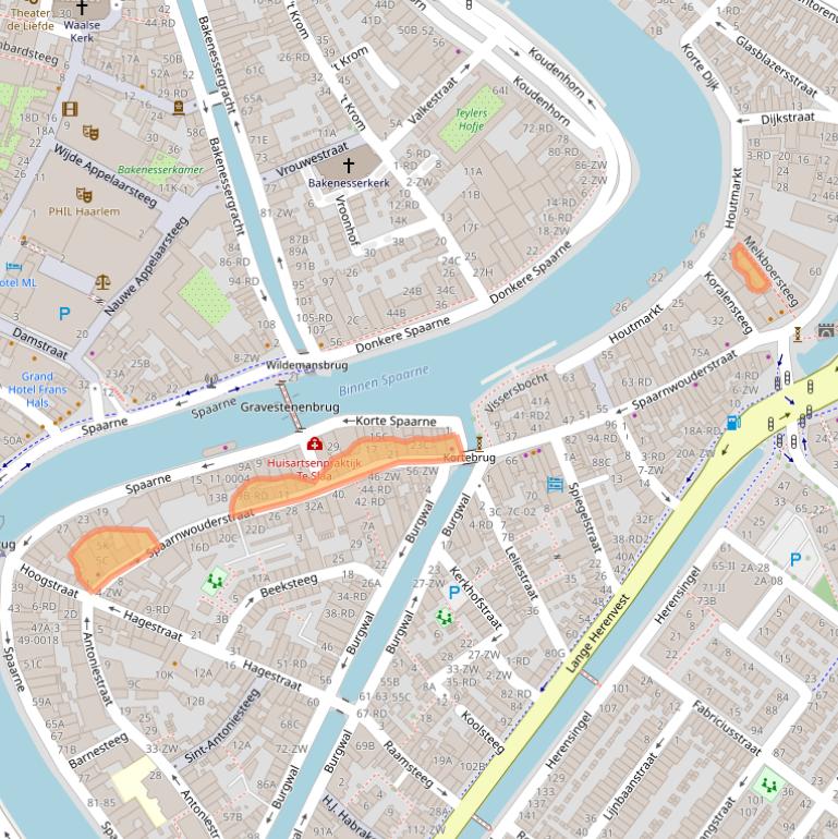 Kaart van postcodegebied 2011AA.