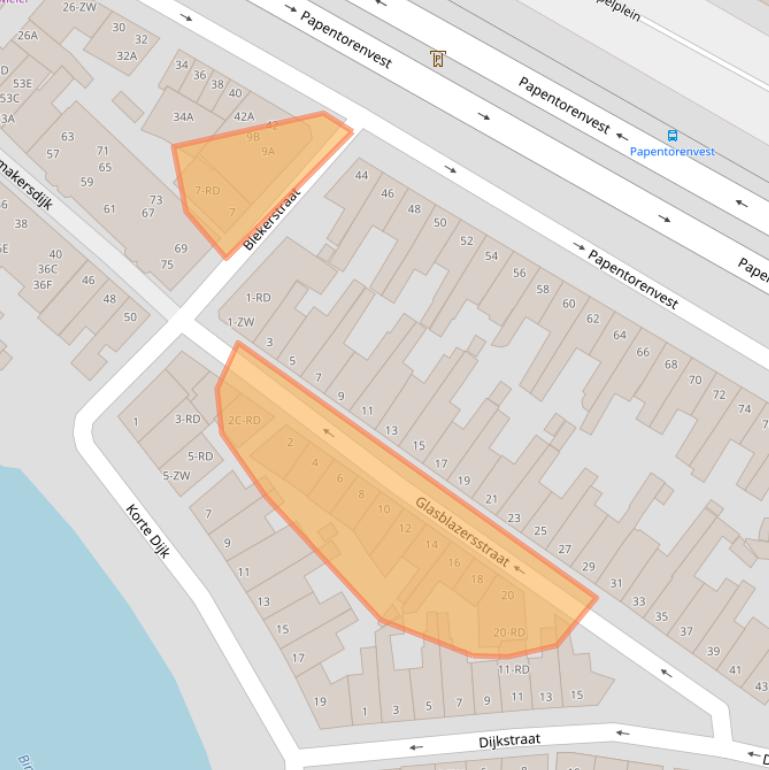 Kaart van postcodegebied 2011AR.