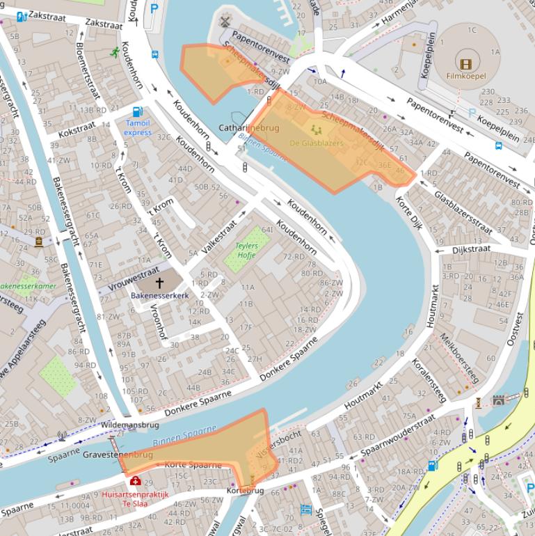 Kaart van postcodegebied 2011AT.