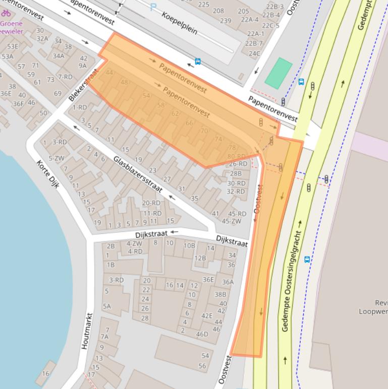 Kaart van postcodegebied 2011AX.