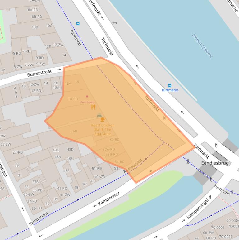 Kaart van postcodegebied 2011CB.