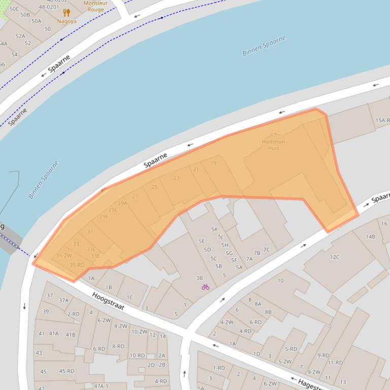 Kaart van postcodegebied 2011CD.