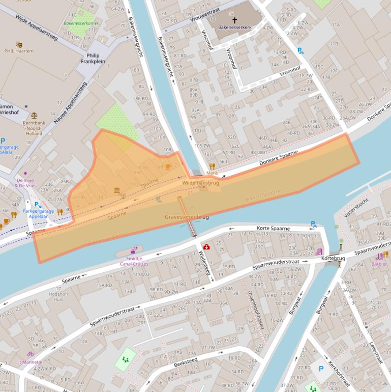 Kaart van postcodegebied 2011CH.