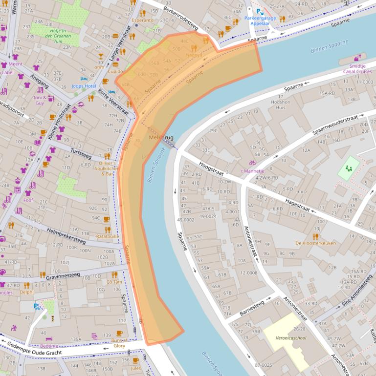 Kaart van postcodegebied 2011CK.