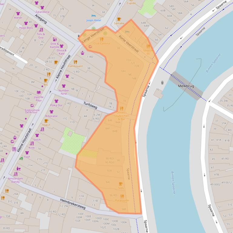 Kaart van postcodegebied 2011CL.
