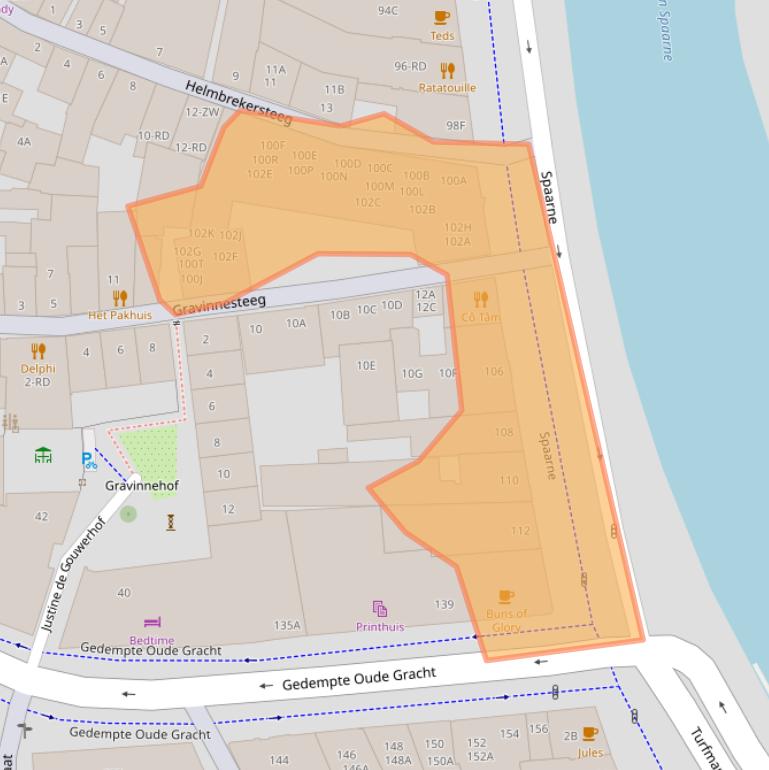 Kaart van postcodegebied 2011CM.