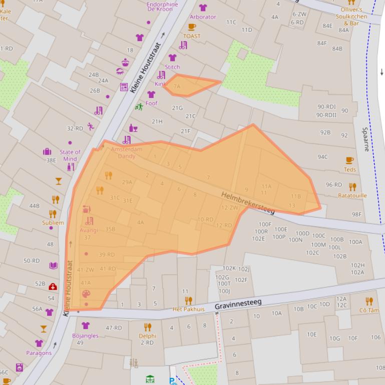 Kaart van postcodegebied 2011DE.