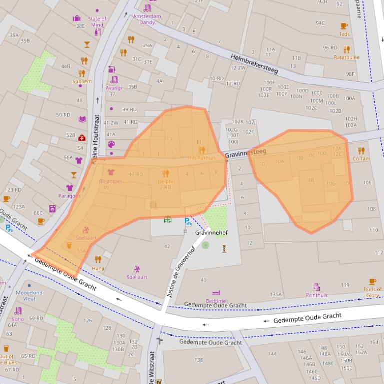 Kaart van postcodegebied 2011DG.