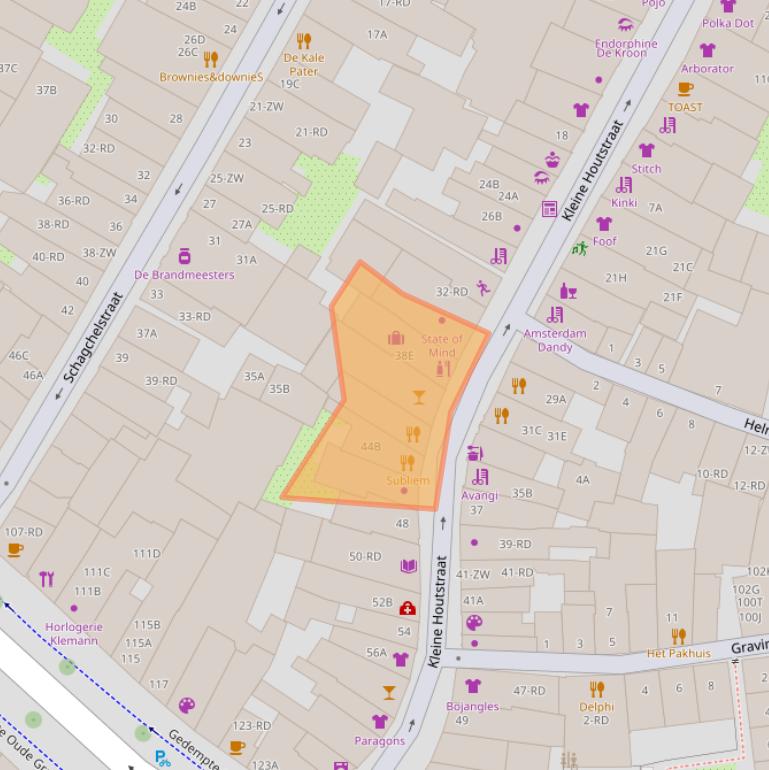 Kaart van postcodegebied 2011DN.