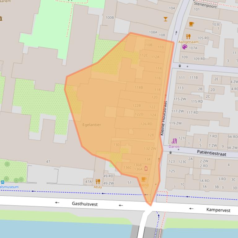 Kaart van postcodegebied 2011DS.