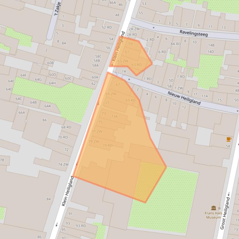 Kaart van postcodegebied 2011ED.