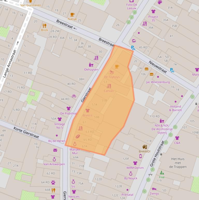 Kaart van postcodegebied 2011GB.