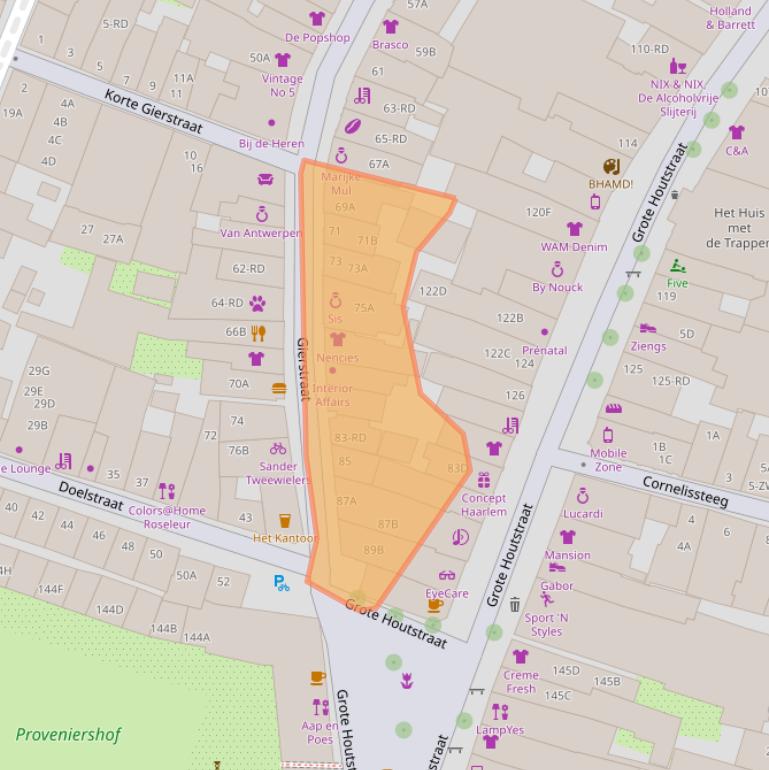 Kaart van postcodegebied 2011GC.